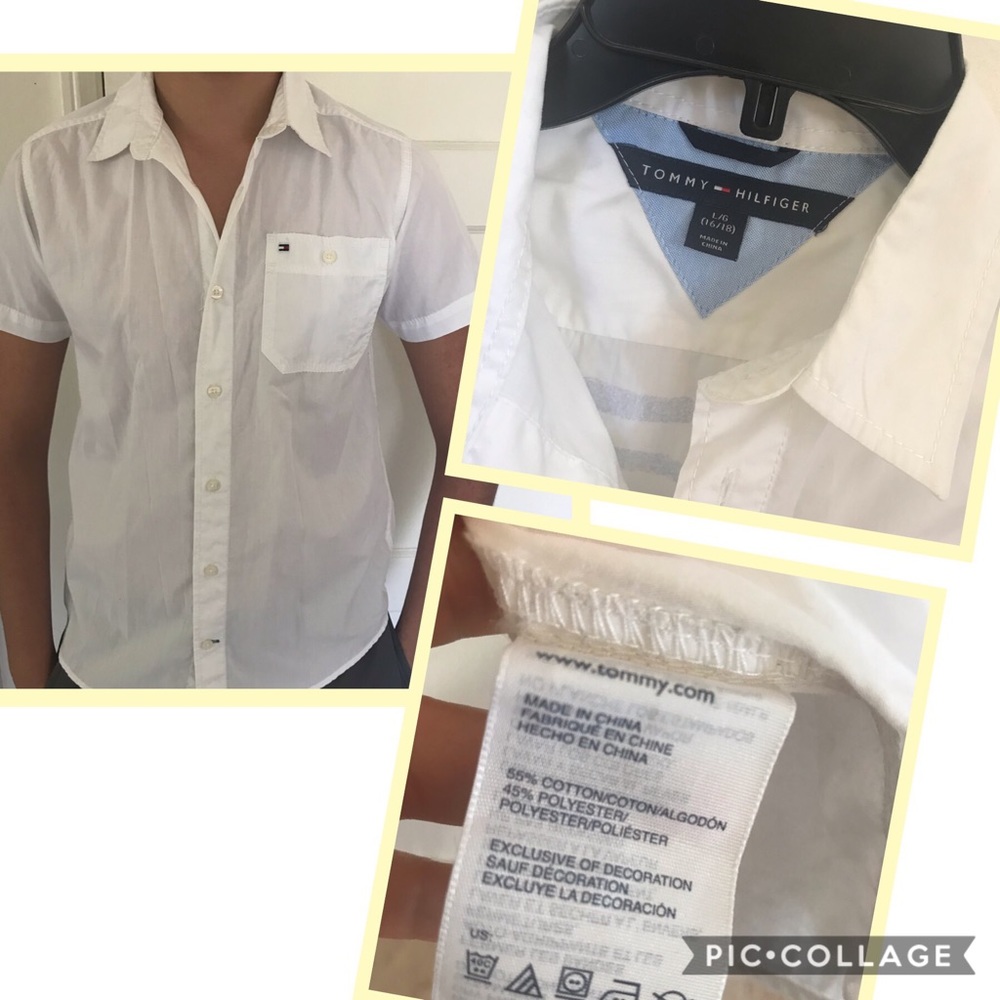 New Men's/Teen's Tommy Hilfiger ShortSleeves Shirt - Picture 2 of 7